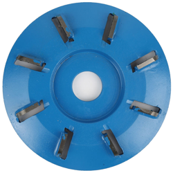 Turbina a otto denti in materiale carburo con pale blu precio