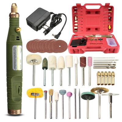 Drillpro - Accessori per kit utensili rotanti elettrici Dremel Velocità variabile AC110-240V 18V