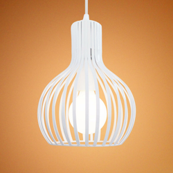 Lampada a Sospensione Industriale Bianca E27 Luce Pendente Retrò Luce Sospesa Vintage Lampadario Antico per Soggiorno Camera da Letto Del Caffè en oferta