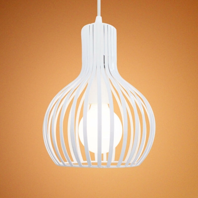 Lampada a Sospensione Industriale Bianca E27 Luce Pendente Retrò Luce Sospesa Vintage Lampadario Antico per Soggiorno Camera da Letto Del Caffè