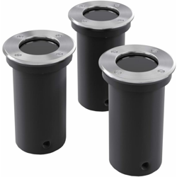 Faretto Carrabile a LED Rotondo 3 pz per Esterno - Youthup en oferta