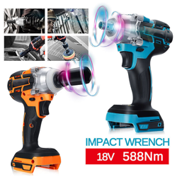 Drillpro - Avvitatore elettrico a batteria 18V 588Nm per batteria Makita en oferta