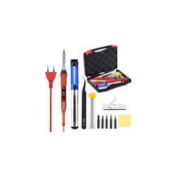 Drillpro - Kit per saldatore elettrico Strumento di controllo 110V 80W Custodia punta per stazione di saldatura A en oferta