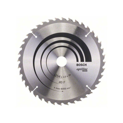 Bosch Lama per sega circolare Optiline Wood 254 x 30 x 2,0 mm, 40 precio