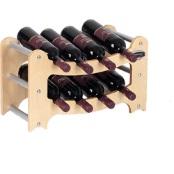 Cantinetta Portabottiglie in Legno Scaffale mobile per Bottiglie vino MADE IN ITALY mod. Gradino Acero B.8 L50 x P25 x 30H características