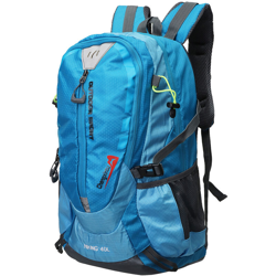 Zaino da viaggio impermeabile da viaggio unisex da 40 litri Zaino da viaggio sportivo da campeggio (azzurro) precio