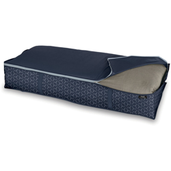 Custodia Coperte Metrik Blu In Poliestere, Da 95x45x18 Cm Blu precio