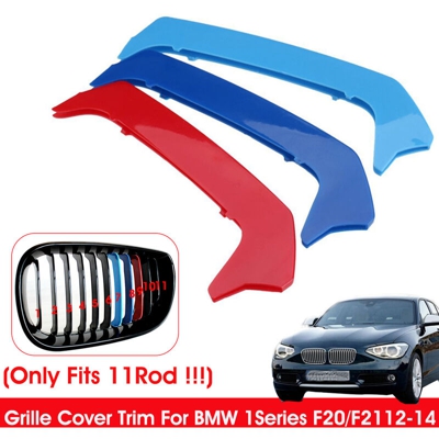 M-Colour Strip Clips Cover Griglia anteriore per BMW Serie 1 F20 / F21 12-14