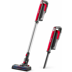 Costway - Aspirapolvere a Batteria, Aspirapolvere Portatile Ultra Silenzioso 6 in 1, con Filtro HEPA, Batteria Ricaricabile, 12KPa (Rosso) en oferta