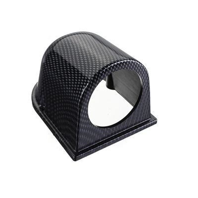 Scheda del pannello del manometro del supporto del supporto del manometro in fibra di carbonio per auto da 52 mm 2 ``
