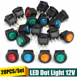 20PC ON / OFF LED Interruttore a bilanciere Luce Car Boat Dashboard 12V precio