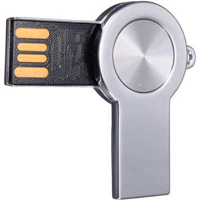 16 GB / 14800 M CHIAVE USB 2.0 Metallo argentato Memoria Flash Lettura 15 M Scrittura 6 M.