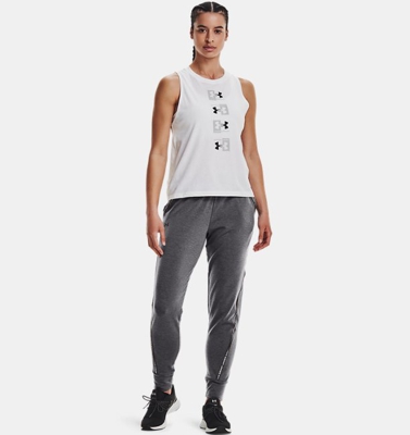 Pantaloni UA Rival Terry Taped da donna