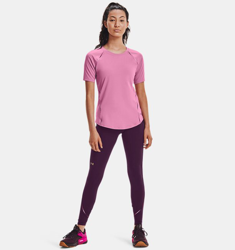 Maglia a manica corta UA RUSH da donna en oferta