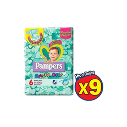 8 BABY DRY EXTRA LARGE 15-30 KG - Pampers características