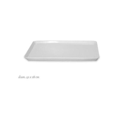 Yeppon - Melamina Piatto Rettangolare 42x28cm