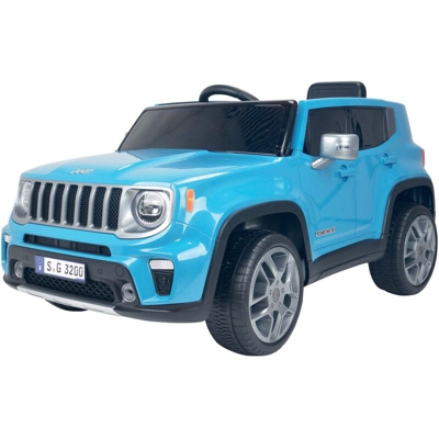 Macchina Elettrica Per Bambini 12v Renegade Azzurra - Jeep