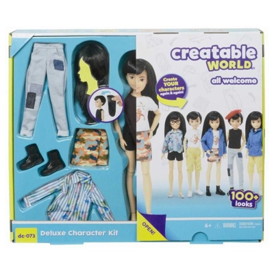 Bambola Deluxe Capelli Neri Lisci Creatable World GGG54 - Mattel