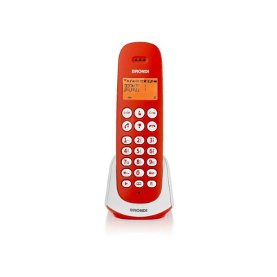 Adara Telefono DECT Rosso, Bianco Identificatore di chiamata - Brondi