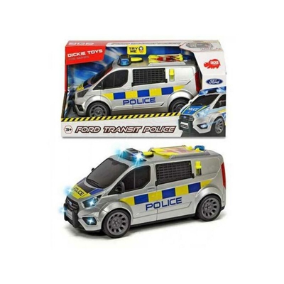 Simba Sos Ford Transit Police, Cm.28, Scala 1:18, Con Luci E Suoni, Try Me