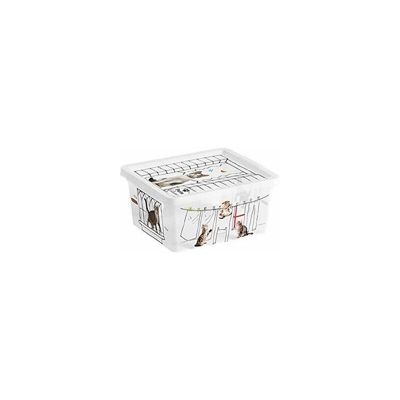 Keter Kiss Pets C-Box Cube Storage Box XXS 2 Litri 195x165x95cm