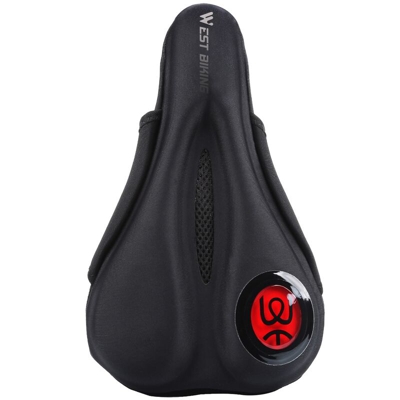 Coprisedile per bicicletta in silicone addensato YP0801088 nero rosso