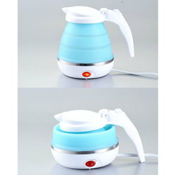 Bollitore elettrico pieghevole pieghevole in silicone per viaggi 680W 220V ~ 240V características