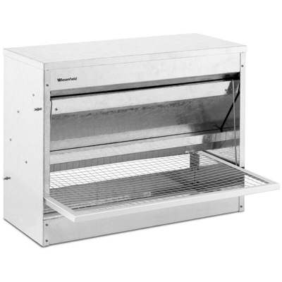 Mangiatoia Galline Polli Pulcini Automatica Antispreco Con Pedana 740 g 11,5 kg