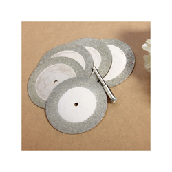 5X 50mm Disco da taglio diamantato Sega a disco con taglio + Mandrino Pr Dremel Rotary precio