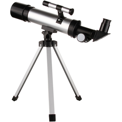 Telescopio astronomico da esterno con treppiede giocattolo spaziale per bambini