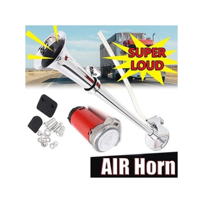 Kit tromba ad aria super potente 12V, tromba ad aria singola / doppia tromba in acciaio con compressore