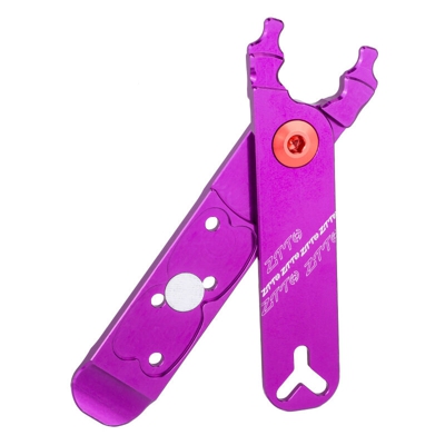 Pinza per rimozione catena da bicicletta con fibbia magica per catena da bicicletta viola