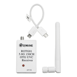 Eachine ROTG01 UVC OTG 5.8G Ricevitore FPV a canale intero 150CH PR Android Cellulare bianco en oferta