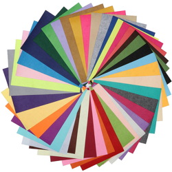62 pezzi fogli di feltro 8 x 12 pollici coordinati fogli di feltro per artigianato, feltro non tessuto feltro pacchetto di fogli patchwork en oferta