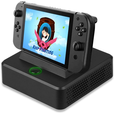 Switch Dock con porta USB 3.0 extra, Convertitore Switch Dock TV HDMI portatile compatibile con Nintendo, Stazione di ricarica sostitutiva con