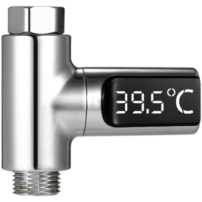 Misuratore della temperatura dell'acqua della doccia a LED per il bambino Controllo visivo Sensore di temperatura del bagno