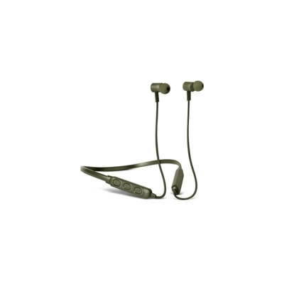 Fresh 'n Rebel Band-It Cuffie auricolari Bluetooth con Ncekband per telefono cellulare Stereofonico, verde militare