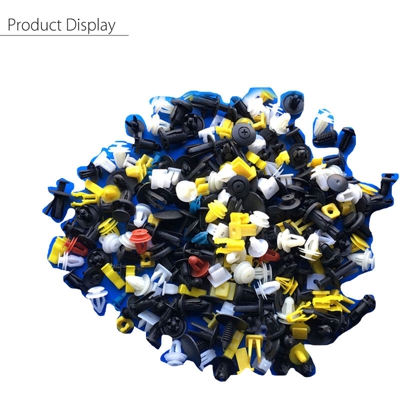 CharacterL 100pcs Car Auto Varie Rivetti in plastica Elementi di fissaggio Push Pin Paraurti Wing Panel