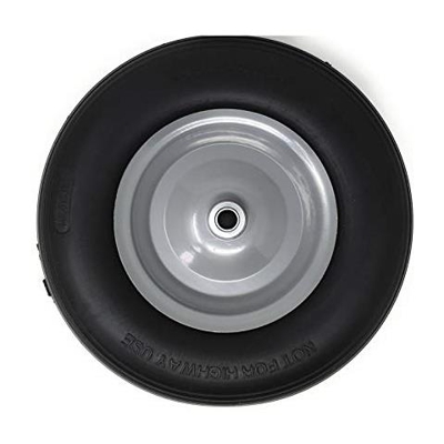 Pu Ruota Carriola Per Sacchi 4.00-8 / 100x400mm Partenza: 20mm Rim-width: 100mm Larghezza 75 Mm Gomma Piena 400mm Schlachlos Resistenti 150kg Di Ricambio Un'anomalia Tutti Forature Mai Pompare Più