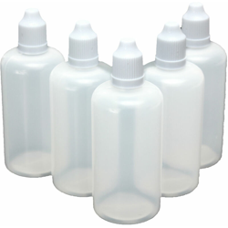 Flacone contagocce in plastica vuoto da 10 pezzi da 100 ml per custodia per gocce di liquido nel Regno Unito en oferta