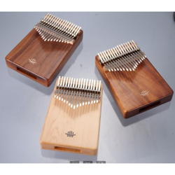 HLURU 17 tasti C Tune Thumb Piano Legno Mbira Foro inferiore Strumento musicale in mogano per principianti E en oferta