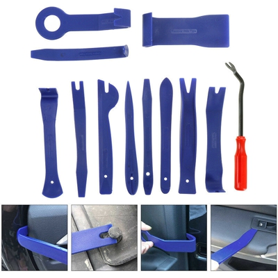 Rimozione del rivestimento della porta del pannello della barra della leva della leva 12pcs per interni auto
