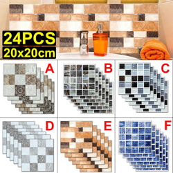 Adesivi creativi per piastrelle in pasta impermeabile antiscivolo Adesivi per la decorazione della parete del pavimento del bagno della cucina (tipo características