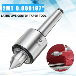 Wolike Alloy Steel Silver MT2 0,000197 "Tornio Live Center Taper Tool Live Revolving Center Taper Machine Accessori en oferta