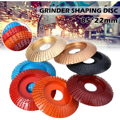 Mola per legno Disco rotante Levigatura Utensile per intaglio del legno Utensili per dischi abrasivi (Oro rosa, 85 mm per 22 mm)