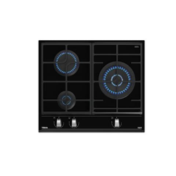 Piano Cottura GZC 63310 a Gas 3 Fuochi Gas Colore Nero en oferta