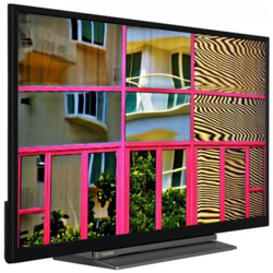 TV 32'' TOSHIBA HD HDMI DVBT2 HDMI / USB SMART ALEXA NETFLIX BASE en oferta