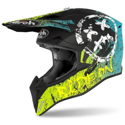 Wraap Broken Yellow Matt Casco Integrale Taglia M en oferta