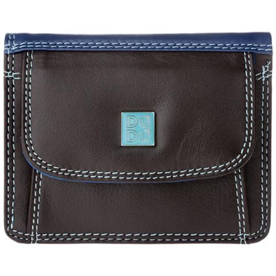 Portafoglio Donna Trifold Piccolo Di Pelle Con Portamonete Dudu Woods