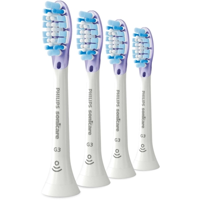 Confezione da 4 testine standard per spazzolino sonico, Testina